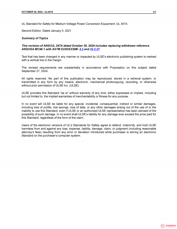 UL 347A PDF UL 347A PDF